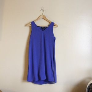 BCX Chiffon Sheath Dress with Back Detail